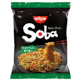 Nissin Soba Teriyaki Wok Style Stir Fry Noodles 110g Instant snack & meals Sainsburys   