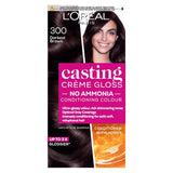 L'Oreal Paris Casting Creme Gloss Semi-Permanent Hair Dye, Brown Hair Dye 300 Darkest Brown GOODS Boots   