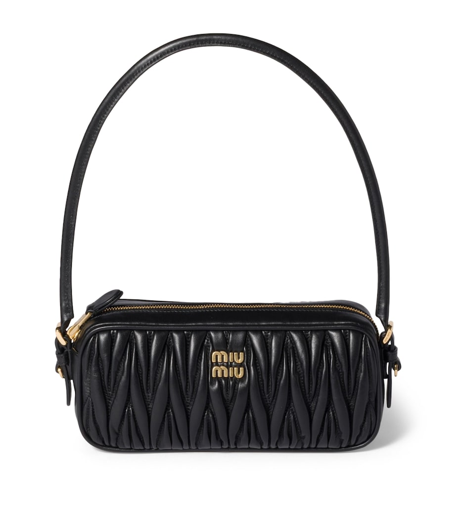 Miu Miu Matelassé Nappa Leather Pouch (British brand)
