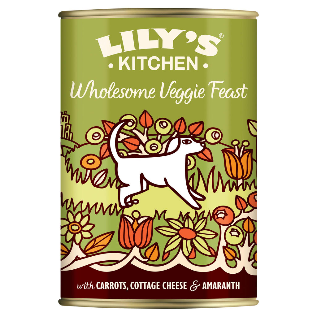 Lily's Kitchen Wholesome Veggie Feast Adult Wet Dog Food 375g