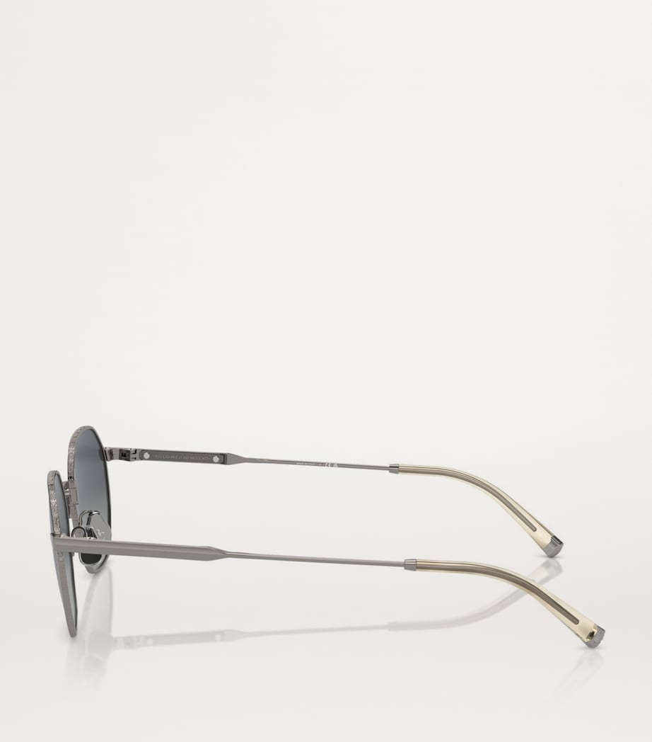 Brunello Cucinelli titanium sunglasses BC2003ST, imported from the UK