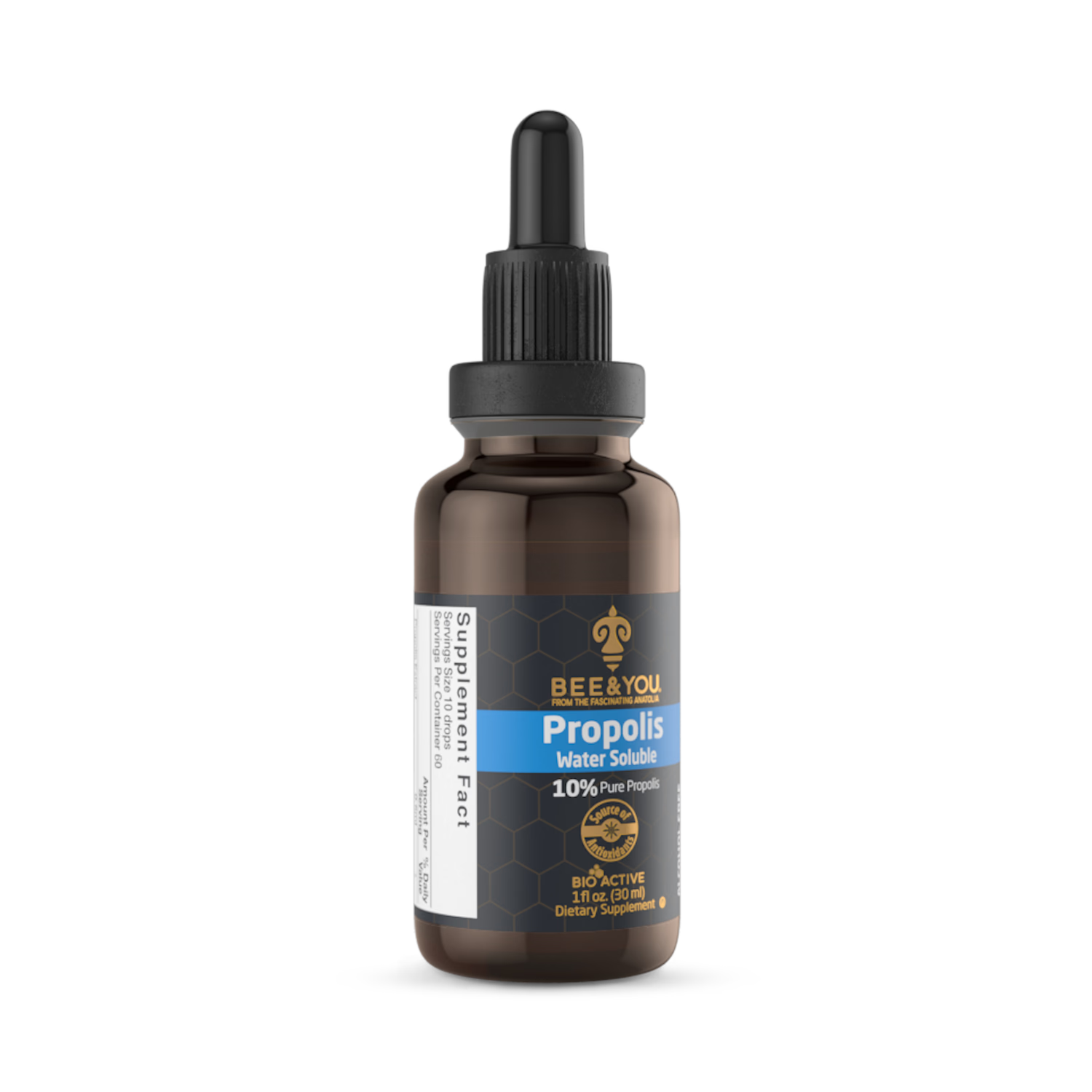 BEE&YOU propolis water soluble extract 30ml - British product