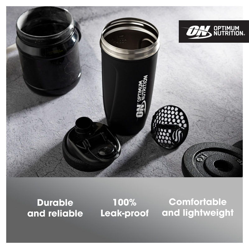 Stainless Steel Protein Shaker with Carry Loop 900ml