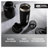Stainless Steel Protein Shaker with Carry Loop 900ml