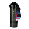 500ml Shaker Cup with Supplement Storage Compartments Gunsmoke