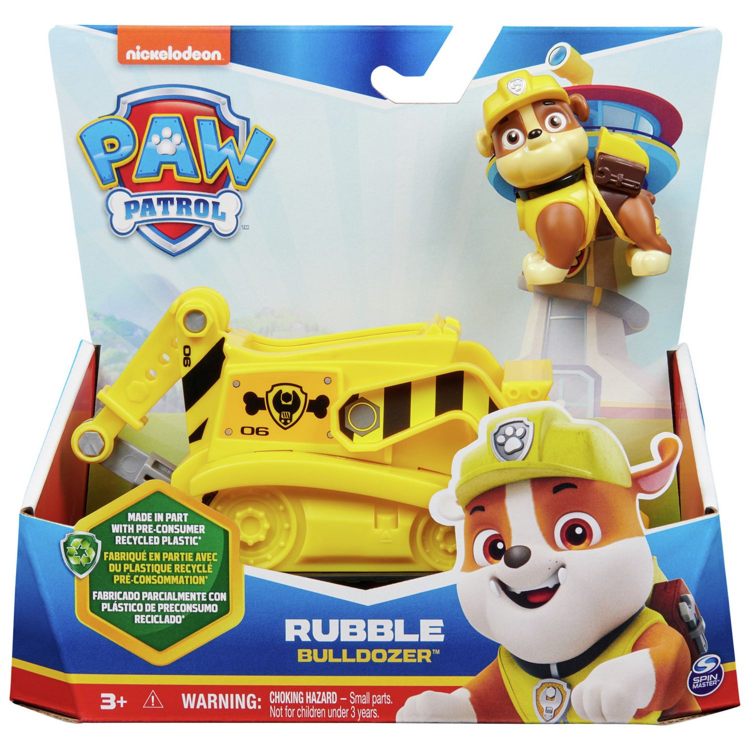 PAW Patrol Rubble's bulldozer toy - British product