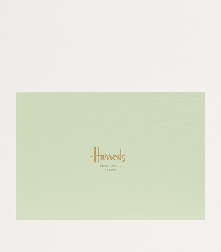 Harrods correspondence set with sage green borders - British product