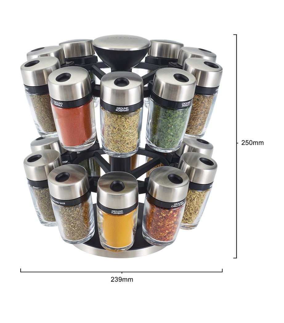 Cole & Mason Cambridge herb and spice carousel rack - British product