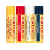 Moisturising Lip Balm 4-Pack in Beeswax, Strawberry, Coconut & Pear, and Vanilla Bean with Shea Butter and Vitamin E