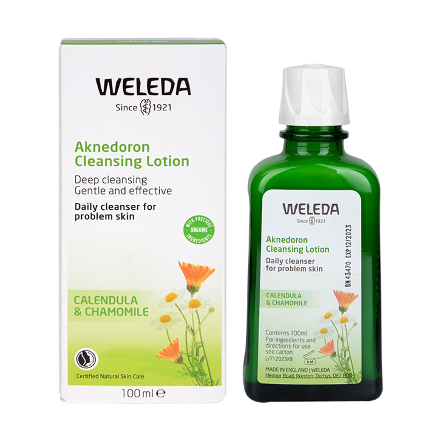 Deep Cleansing and Soothing Face Lotion with Organic Chamomile 100ml