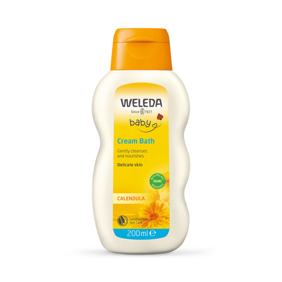 Holland & Barrett Gentle Calendula and Almond Oil Baby Cream Bath 200ml- Buy online at McGrocer