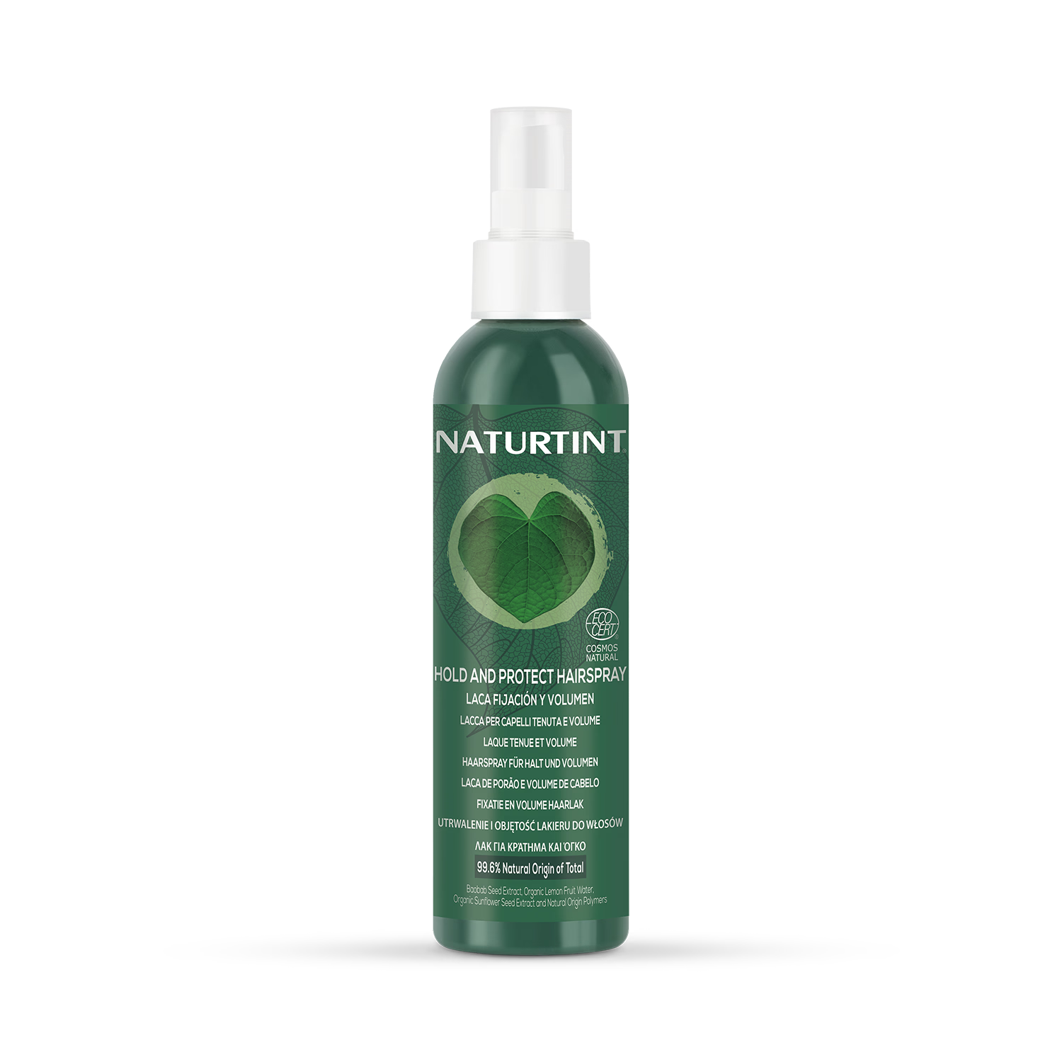 Flexible Hold Natural Hairspray with Baobab and Sunflower Extract 175ml