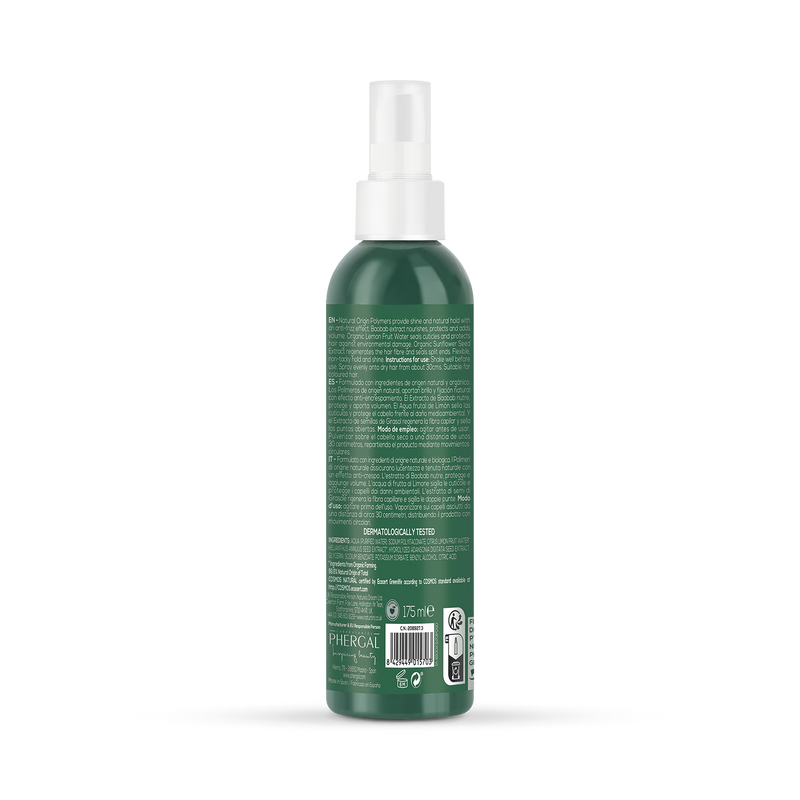Flexible Hold Natural Hairspray with Baobab and Sunflower Extract 175ml
