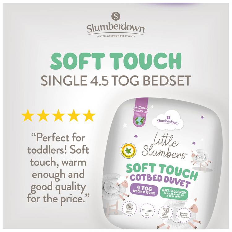 Slumberdown anti allergy 4 tog kids duvet (British brand)