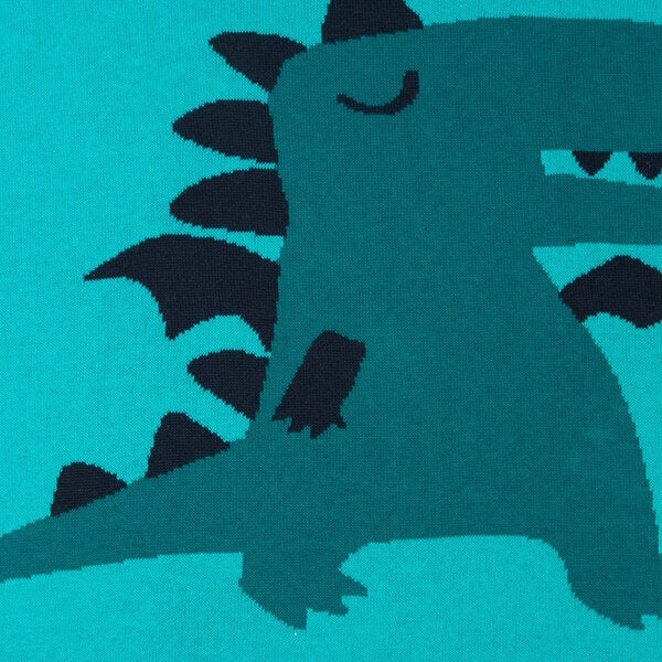 Ziggle Dragon Kingdom Blanket Blue 90x70cm (British brand)