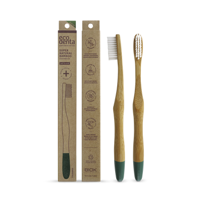 Holland & Barrett Ecodenta Bamboo Toothbrush - Medium- Buy online at McGrocer