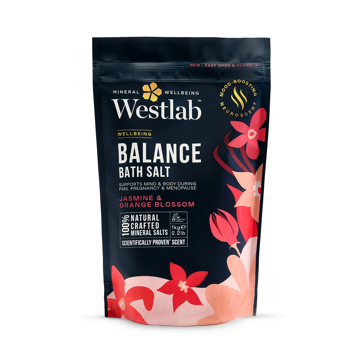 Magnesium and Mineral Rich Balancing Bath Salts with Clary Sage 1kg