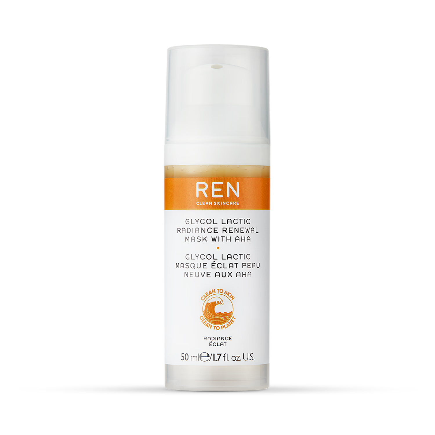 Exfoliating Glycolic and Lactic Acid Radiance Mask