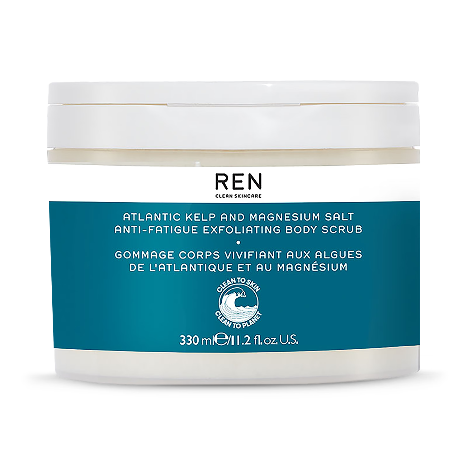 Exfoliating Body Scrub with Magnesium Sea Salt and Microalgae Oil