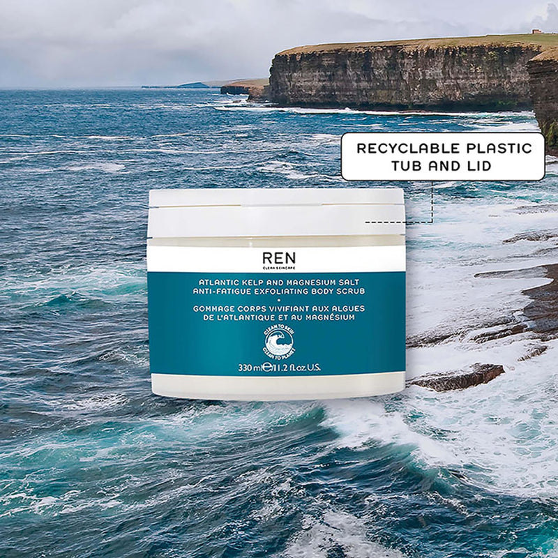 Exfoliating Body Scrub with Magnesium Sea Salt and Microalgae Oil