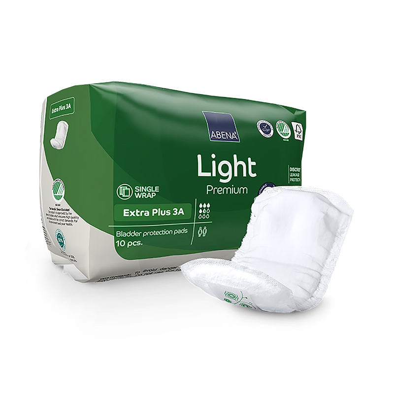 Abena Light Extra Plus 3A 650ml Absorbency 10 Incontinence Pads