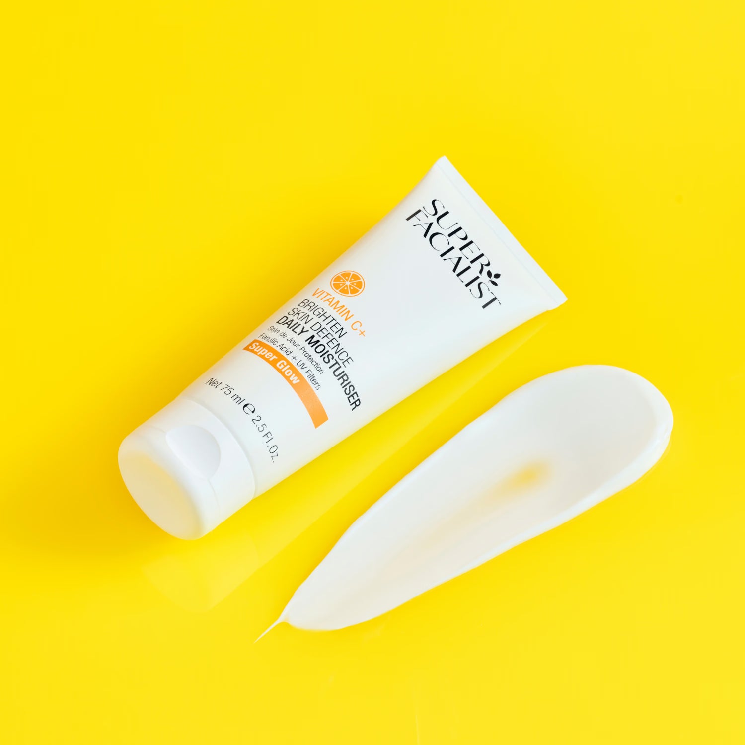 Vitamin C Brightening Daily Face Moisturiser with Hyaluronic Acid 75ml