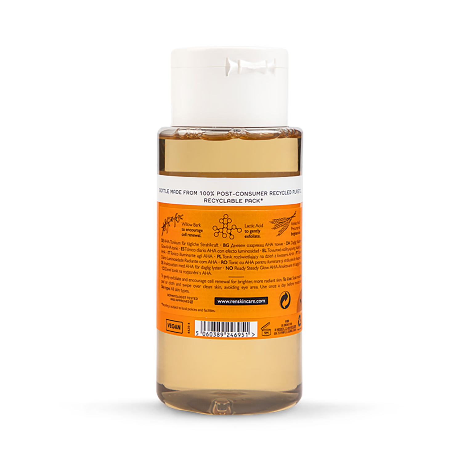 Skin-Resurfacing AHA and BHA Brightening Face Tonic