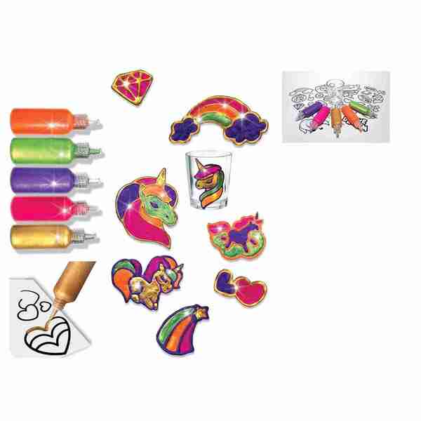 Small World Toys unicorn gel sticker kit, UK version