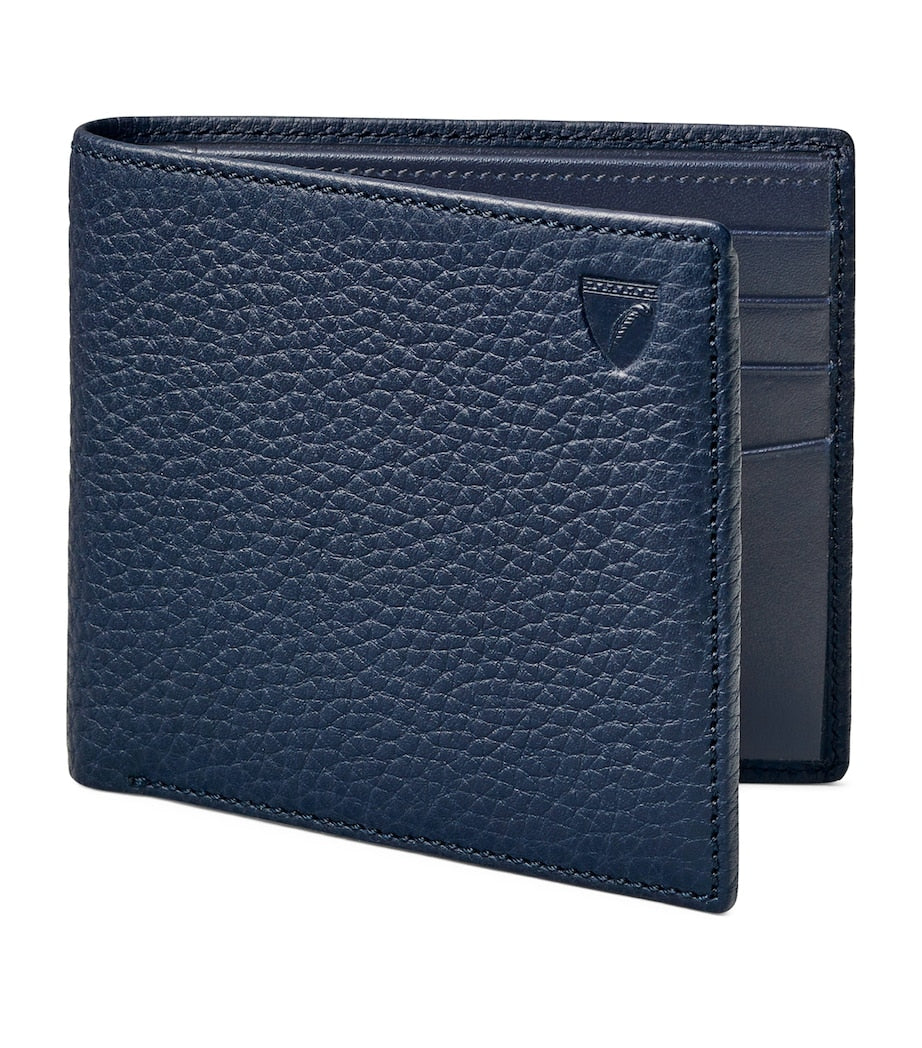 Aspinal of London classic billfold leather wallet (British brand)