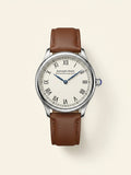 Cartier Ballon Bleu mechanical watch 18ct rose gold leather strap (British brand)