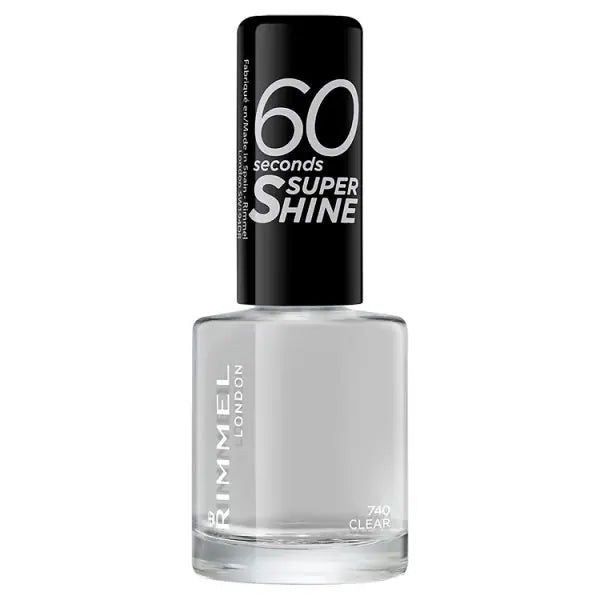 Rimmel Clear Nail Polish 8ml, imported from the UK