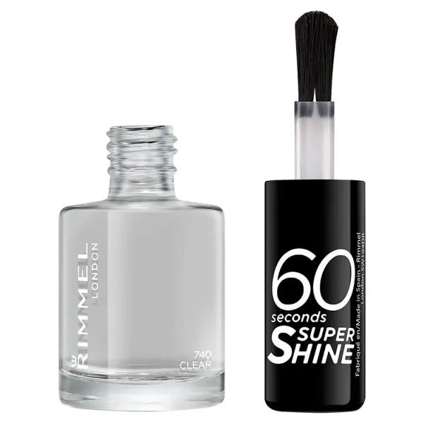 Rimmel Clear Nail Polish 8ml, imported from the UK