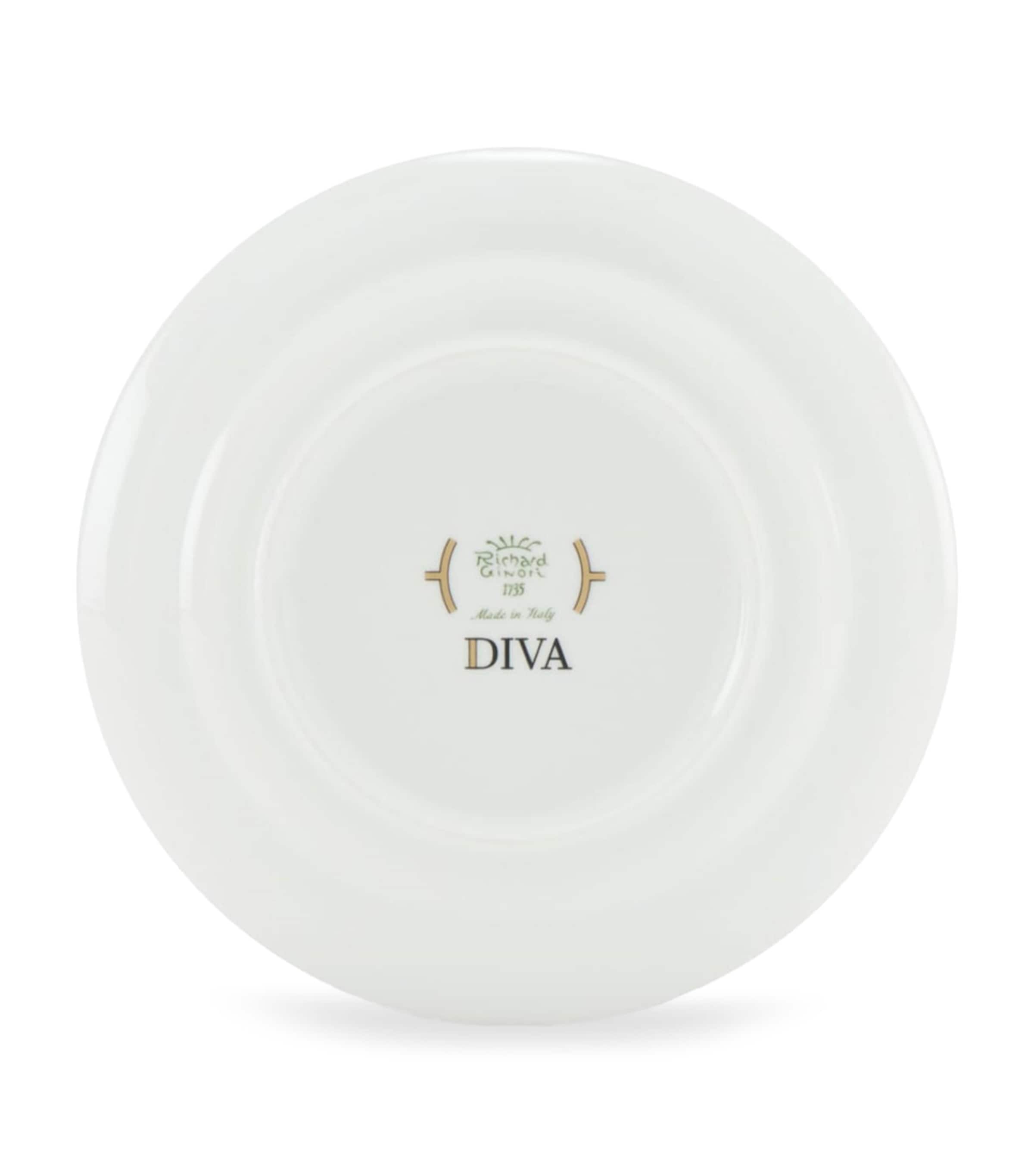 GINORI 1735 porcelain dessert plate Verde 20cm, UK version