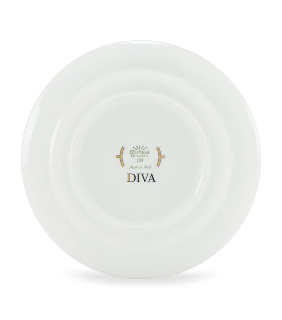 GINORI 1735 porcelain dessert plate Verde 20cm, UK version