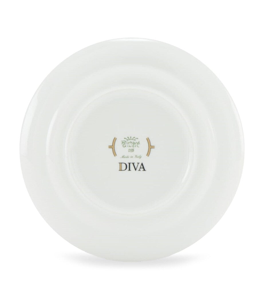 GINORI 1735 porcelain dessert plate Verde 20cm, UK version