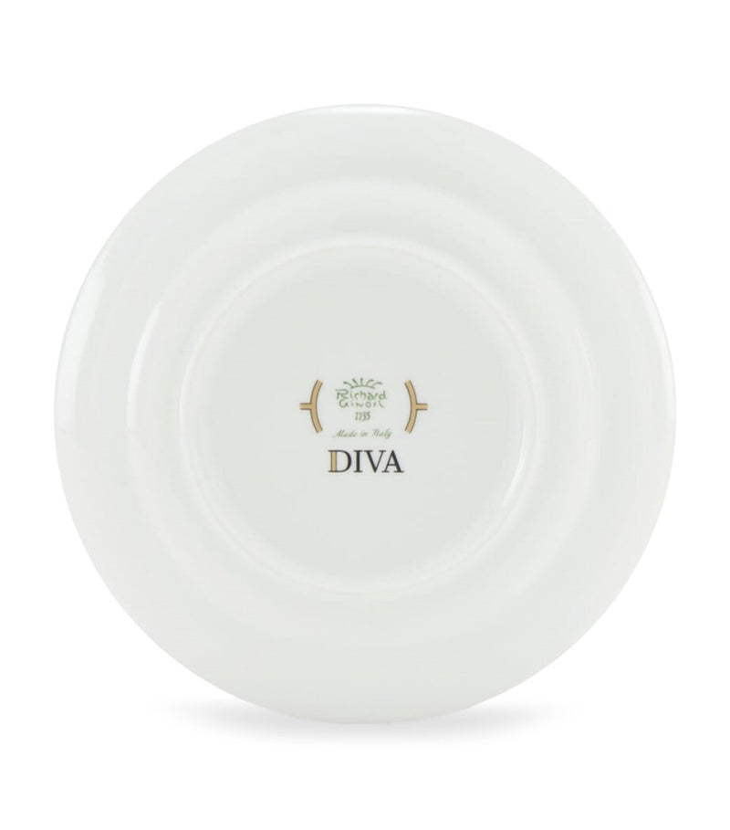 GINORI 1735 porcelain dessert plate Verde 20cm, UK version