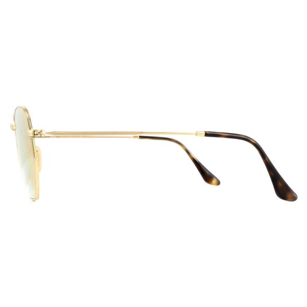Ray-Ban hexagonal gold sunglasses with copper flash mirror - British product