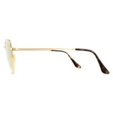 Ray-Ban hexagonal gold sunglasses with copper flash mirror - British product