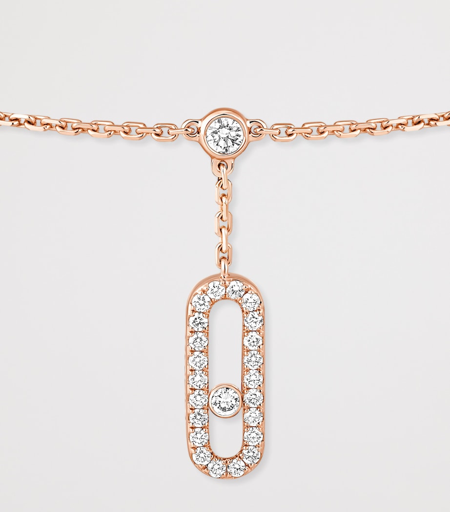 Messika ankle bracelet rose gold diamond 0.35ct, UK version