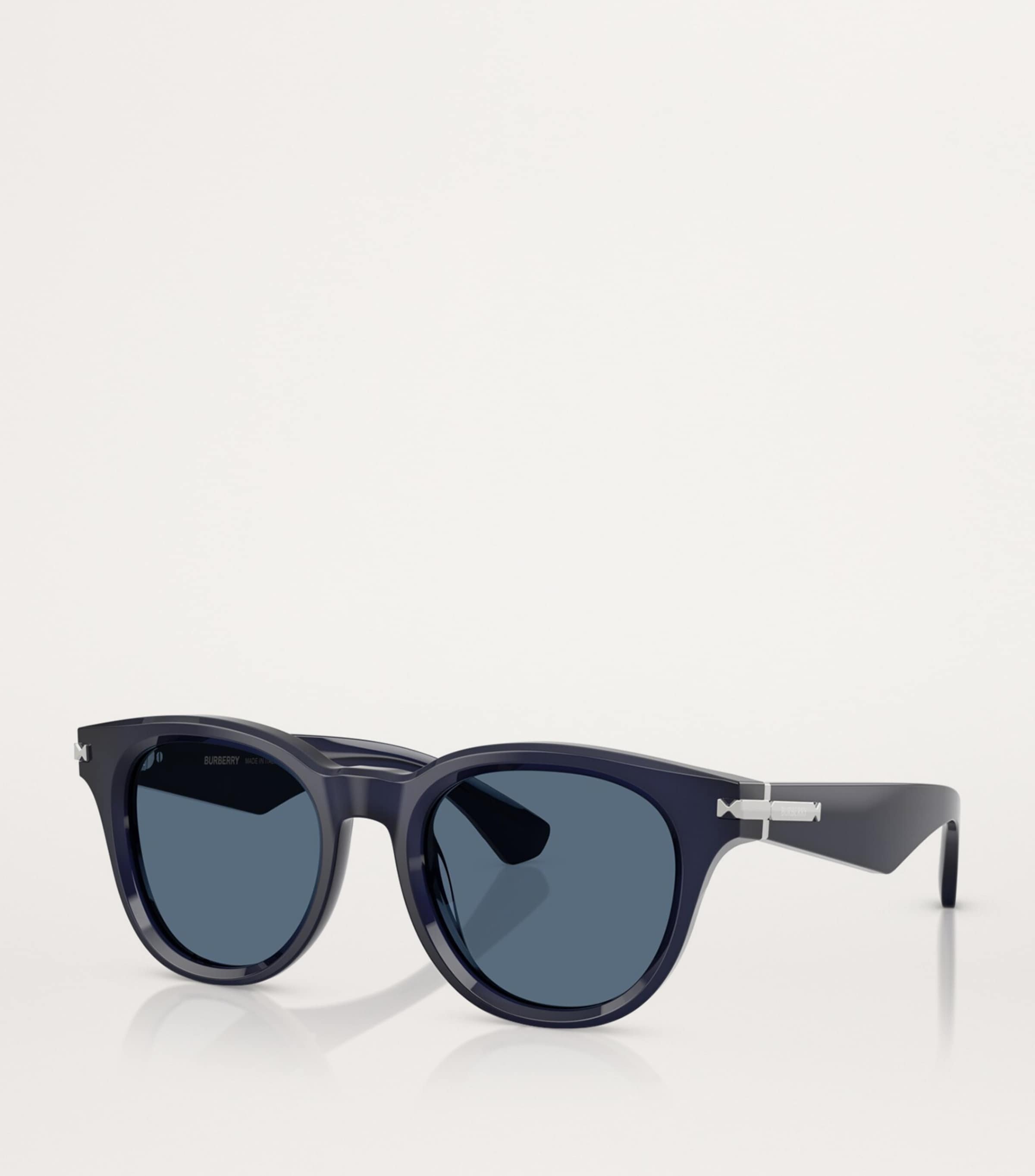 Burberry acetate round sunglasses - British product