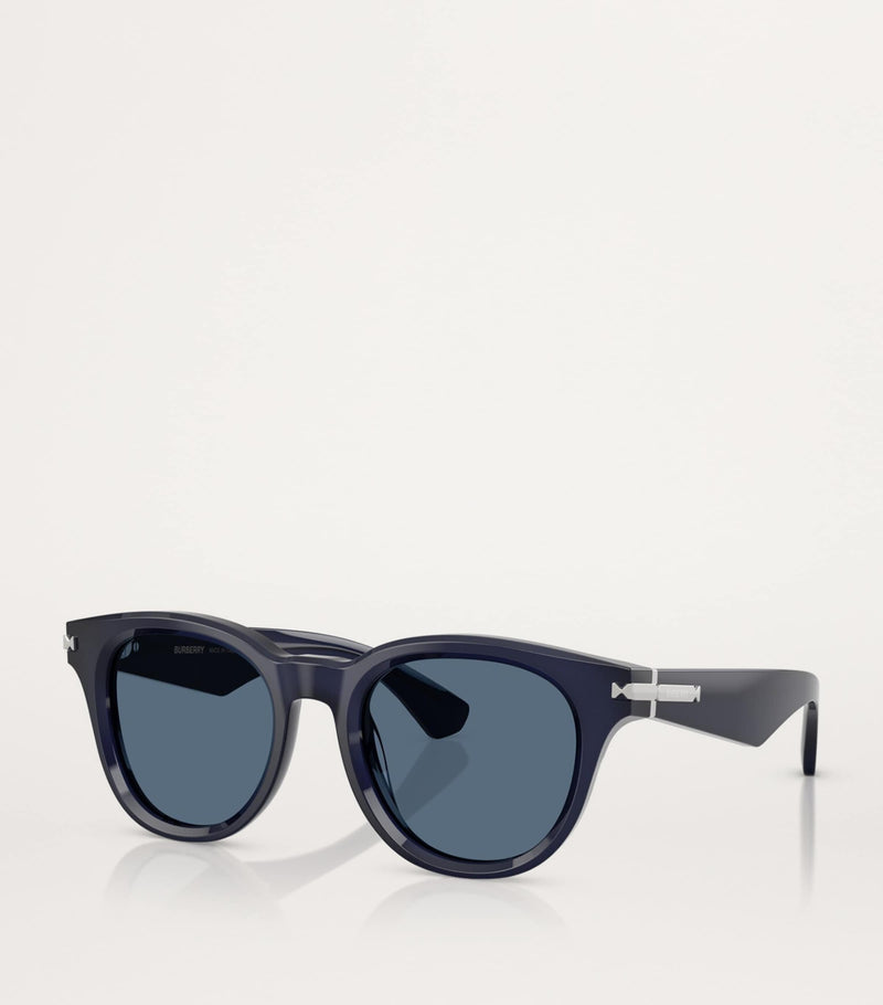 Burberry acetate round sunglasses - British product