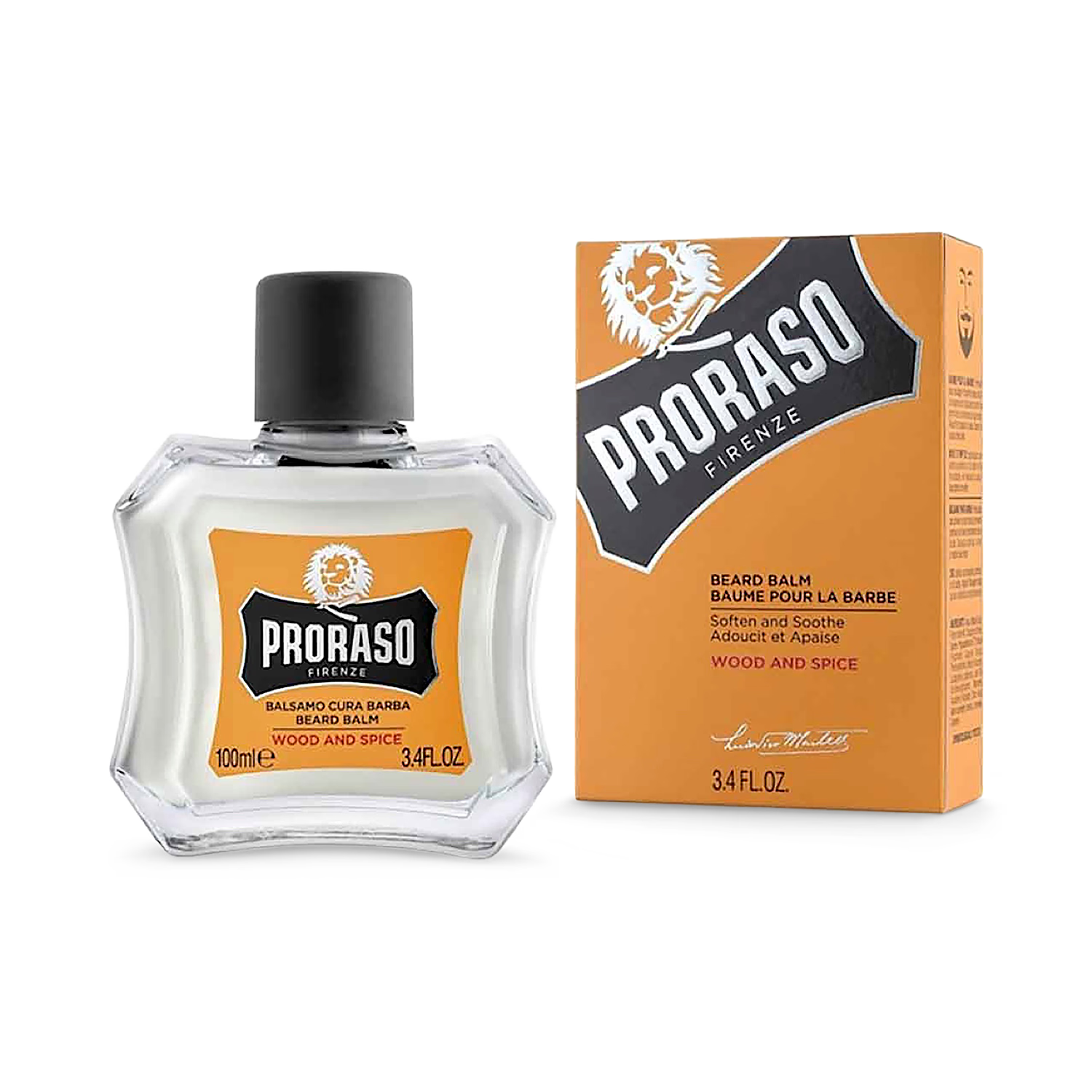 Proraso beard balm Wood & Spice 100ml, UK version