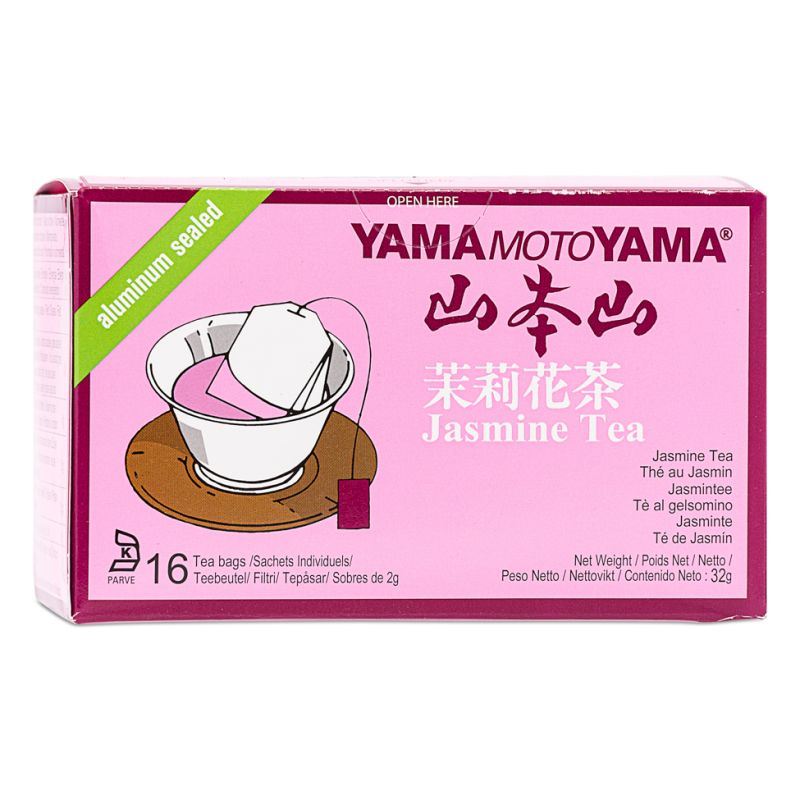 Yamamotoyama jasmine tea bags, imported from the UK