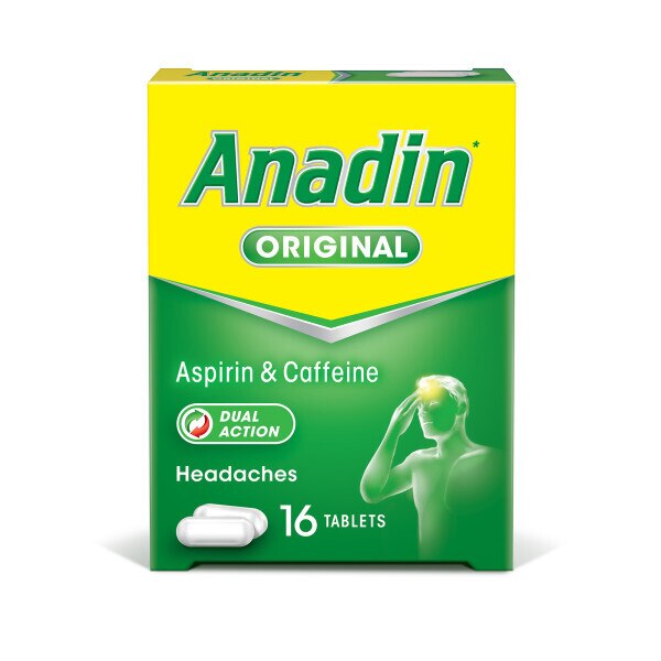 Anadin Original Pain Relief 16 Tablets GOODS Superdrug   