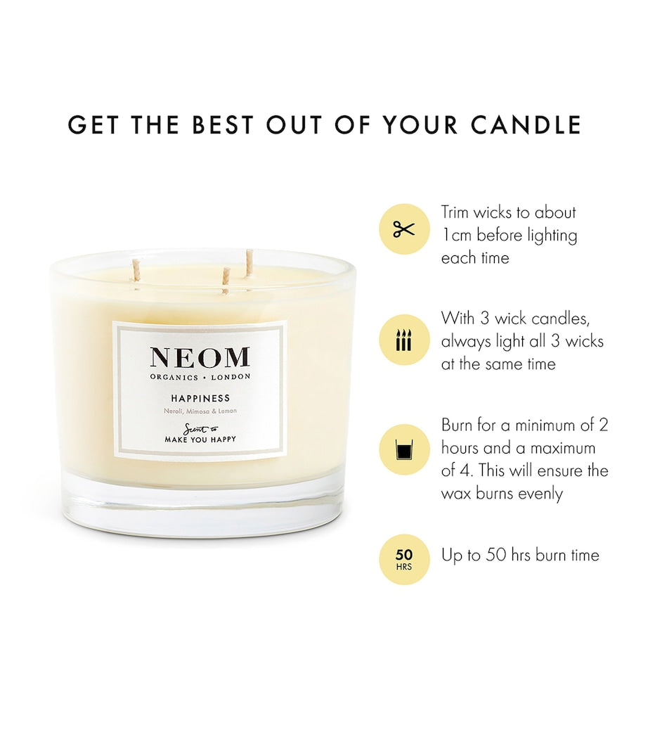 NEOM Happiness candle 420g, imported from the UK