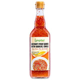 Longdan instant fish sauce with garlic and chilli, imported from the UK