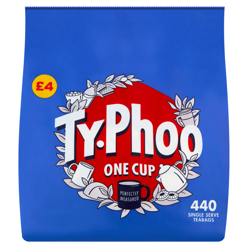 Typhoo One Cup 440 Single Serve Teabags