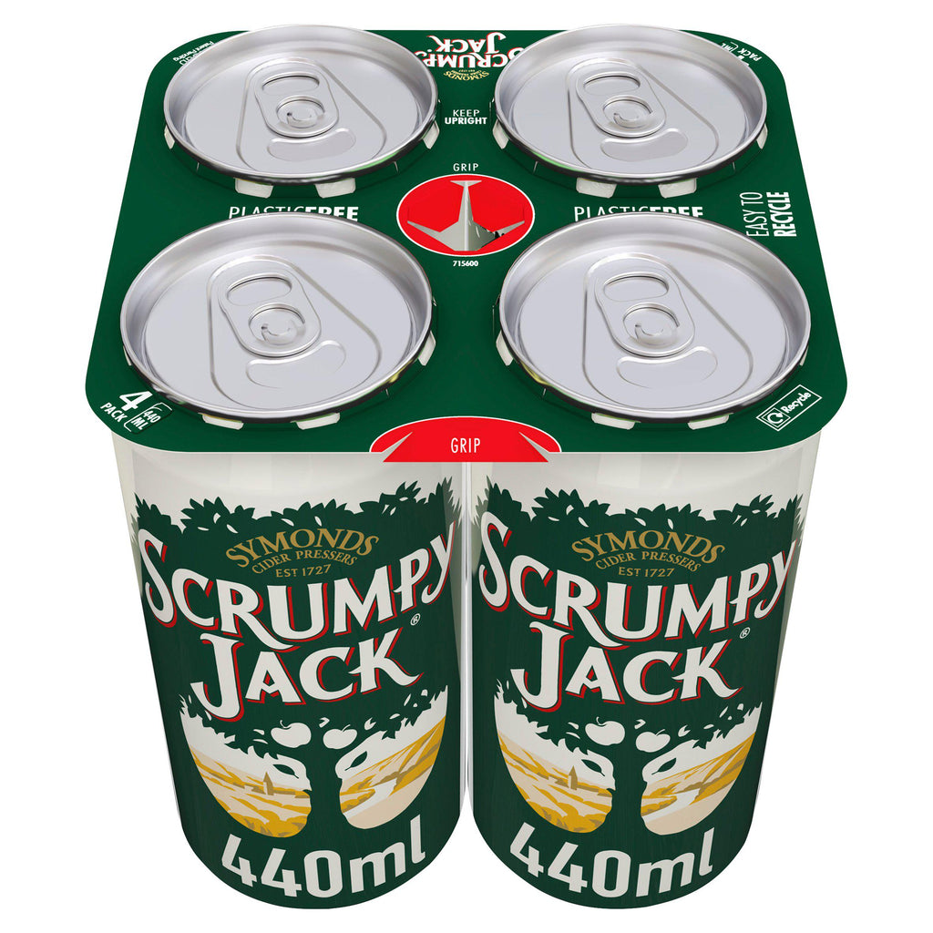 Symonds Scrumpy Jack Premium British Cider Cans 4 x 440ml