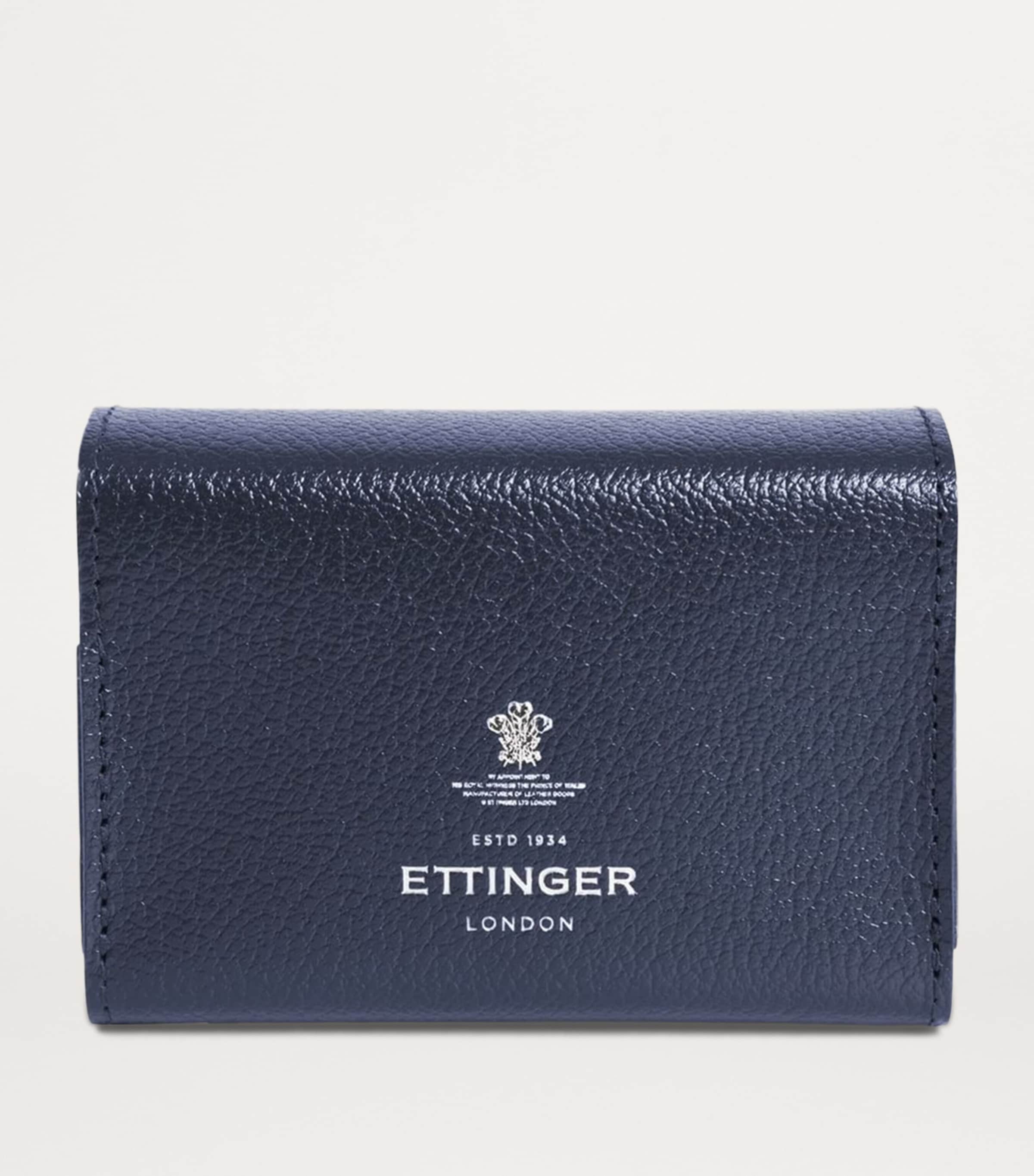 Ettinger leather double playing cards case - British product