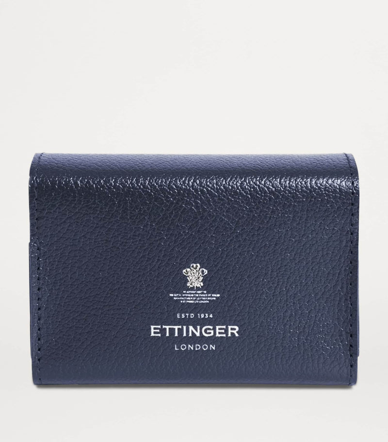 Ettinger leather double playing cards case - British product